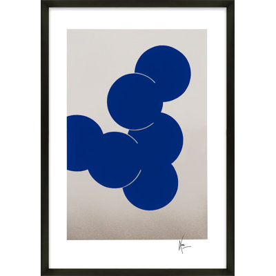 Blue Orbit Painting by Lee Lessem