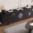 Design sense light luxury solid wood TV cabinet