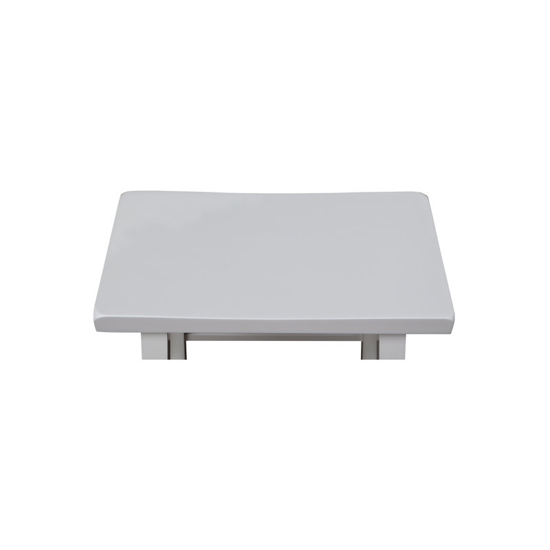 Creations Sawhorse Counter Stool, Counter Stool (24" Seat Height), White