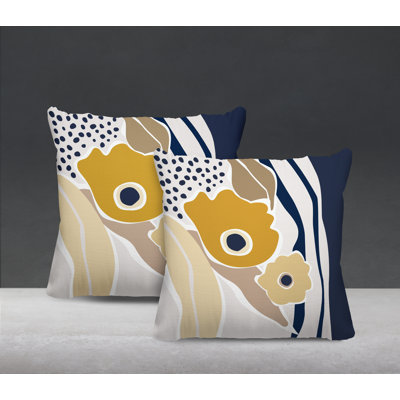Polyester/Polyester Blend Throw Square Indoor/Outdoor