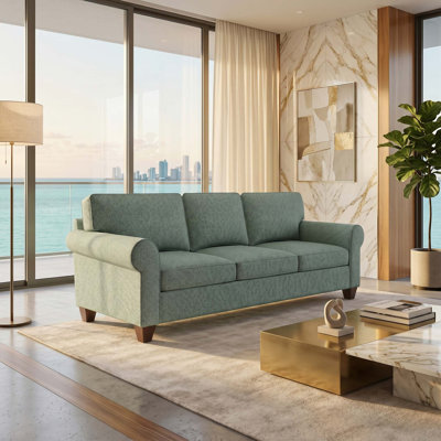 Classic Fabric Sofa with Customizable Upholstery Options
