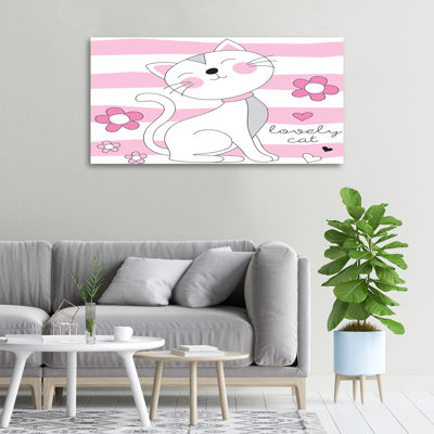 White Cat - Wrapped Canvas Print