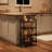 Monto Metal and Solid Wood Bar Cart