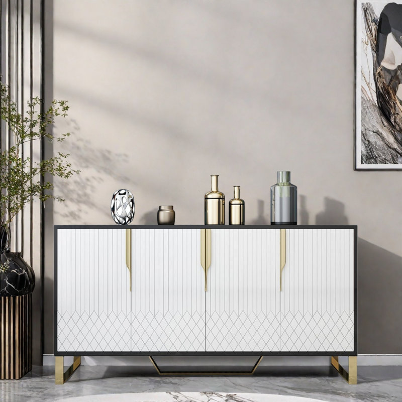 Buffet haut de gamme luxueux, H 35,43 po x l 59,06 po x P 15,75 po