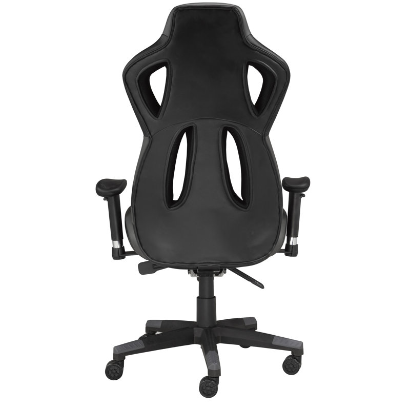 Fauteuil de jeu PC et de course, Gris