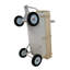 Transport extérieur, tous les terrains, balustrades en bois, pneus solides, transport de jardin, capacité de charge: 176 lb