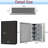 Aluminum Medicine Cabinet with Mirror,Surface or Recessed Mirror Cabinet with Adjustable Glass Shelves-1065587117