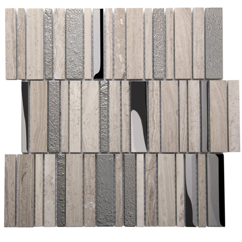 Metropolis 0.9 in. x 5.8 in. Polished Tile