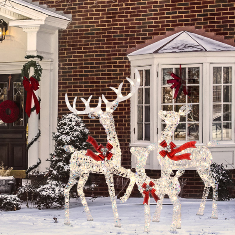 Décoration de Noël en métal, Irisée