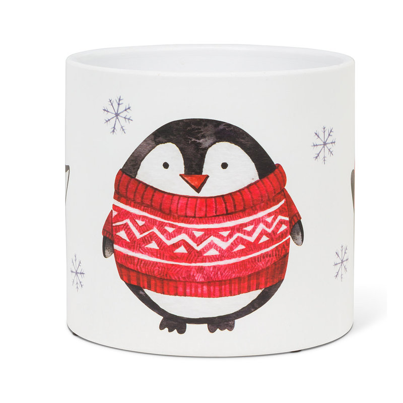 Loukios Ceramic Cachepot, 6.5" H x 6.5" W x 6.5" D