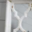 Miroir de plancher blanc vieilli