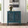 Molini 32" Tall 2-Door Openwork Carving Accent Cabinet with Solid Wood Legs