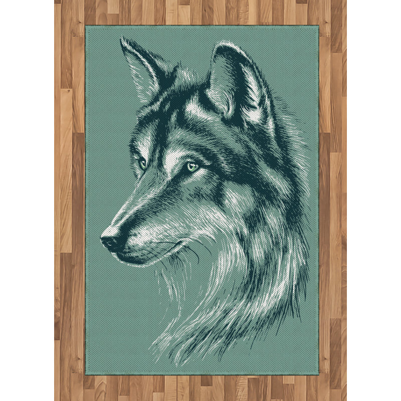 Animal High Density Long Fiber Poly Threads Decorative Area Rug Carpet, Rectangle 4' x 5'8"