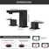 2-handle Bathroom Faucet with Drain Assembly