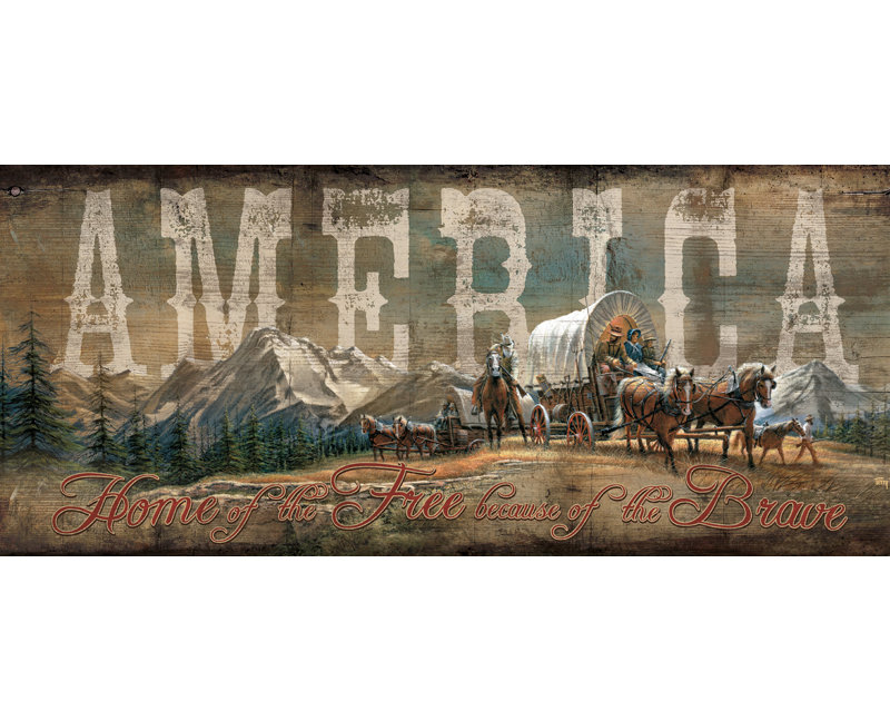 « america » par terry redlin, art textuel