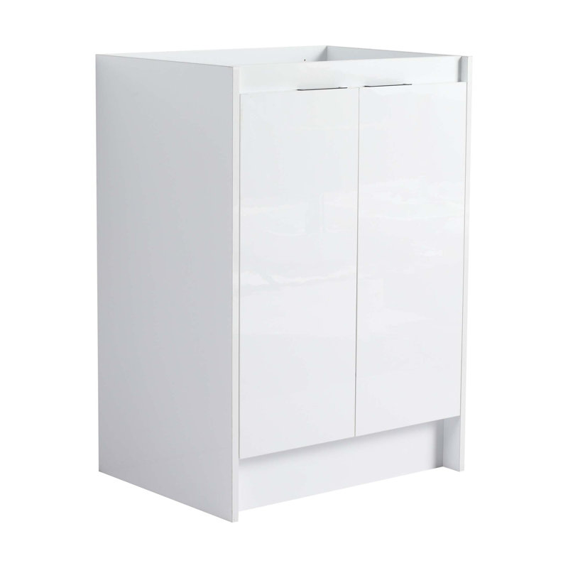 Meuble-lavabo sur pied 24 po avec lavabo en résine