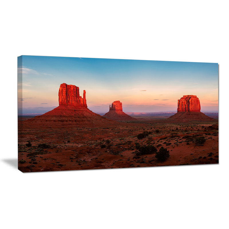 « coucher de soleil » par le paysage, reproduction de photo sur toile tendue, H 20 po x l 40 po x P 1po