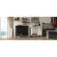 Armoire de style campagnard 44,3 po avec rangement, console de bar avec rangement, armoire de rangement rustique avec portes en treillis arquées et tiroir - pour le salon, la cuisine, le vestibule rétro