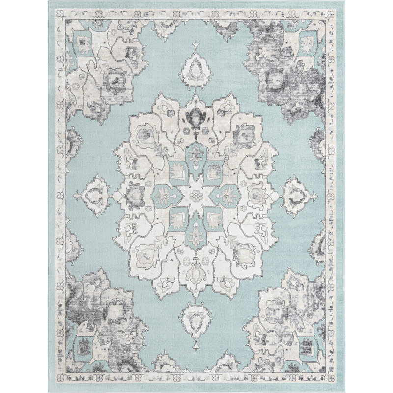 Troayurgh Oriental Indoor Rug, Rectangle 10' x 13'