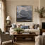 Stormy Marsh Framed Canvas Wall Art