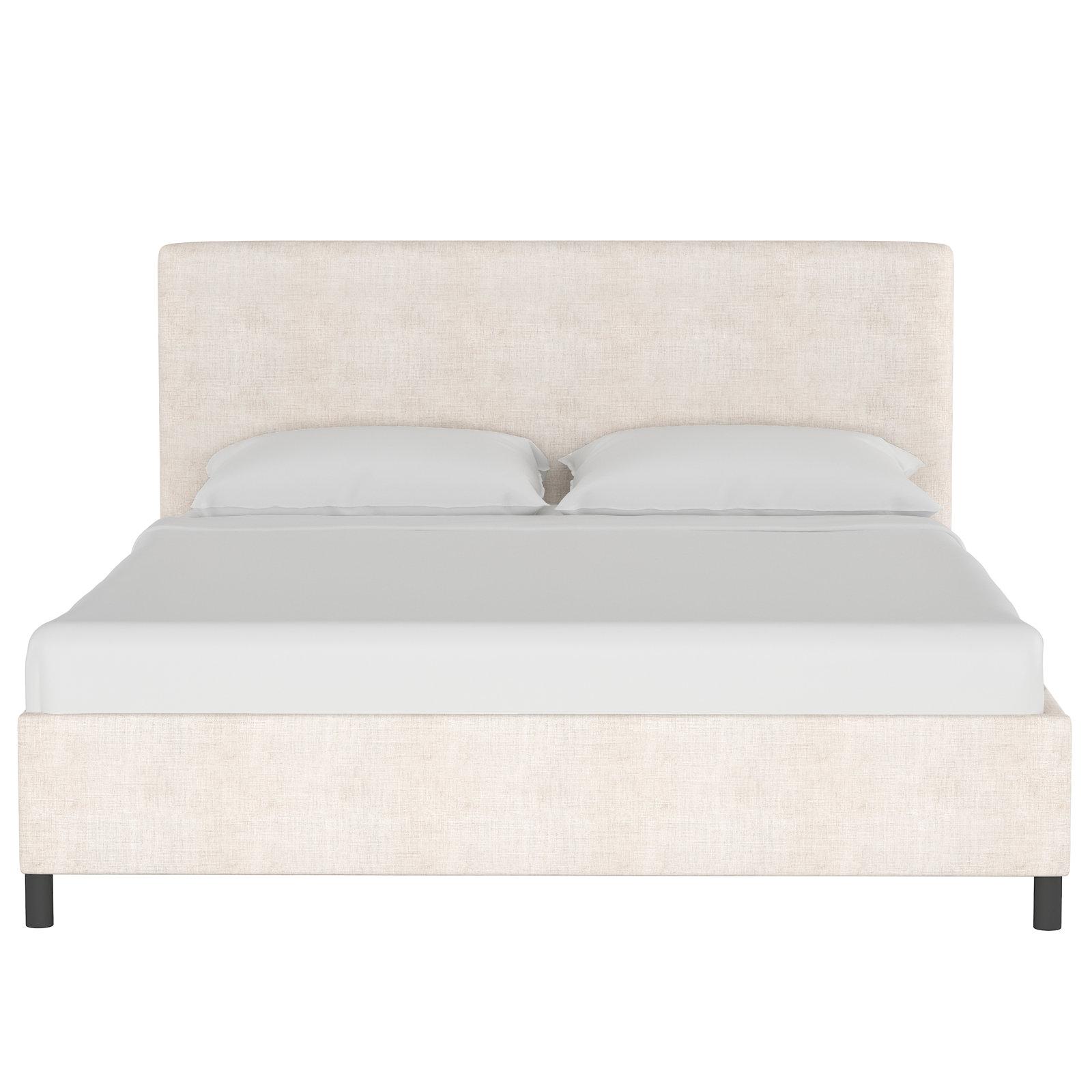 Eisley Upholstered Bed, Full, Classic Talc Linen