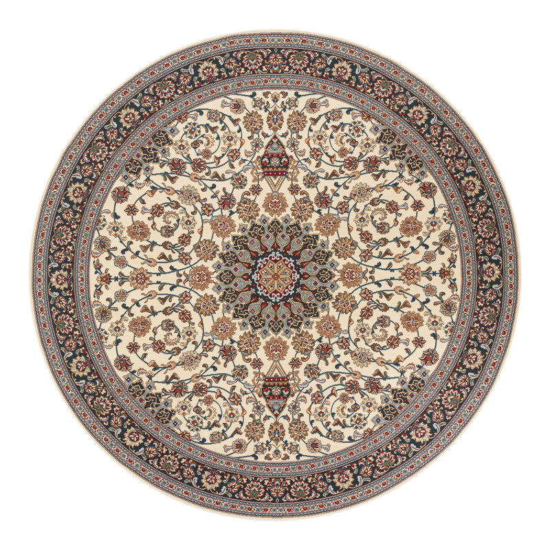 Washable Oriental Indoor / Outdoor Rug, Round 10'