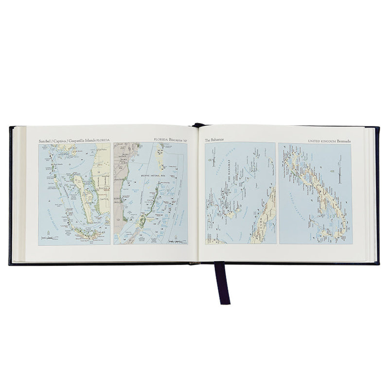 Graphic Image Ship's Log, Coffee Table Book, Leather, Blue