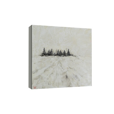 "Frosted Horizon", art mural sur toile