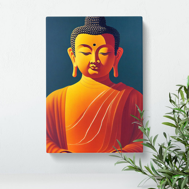 Glorious Buddha - Wrapped Canvas, 60cm H x 40cm W x 3cm D