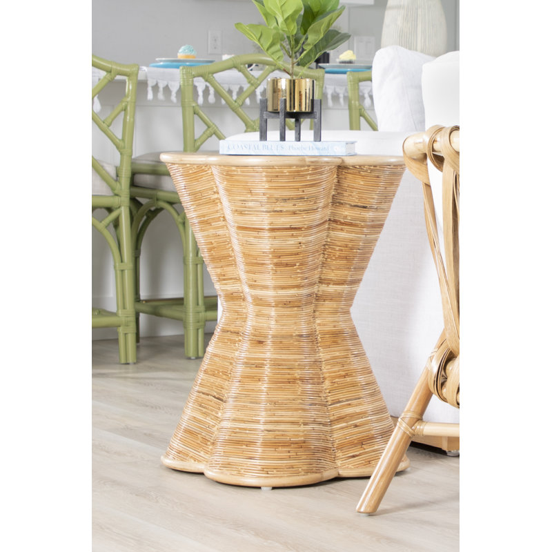 Block End Table, Navy Blue