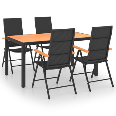 Brunonas Rectangular 4 - Person Dining Set