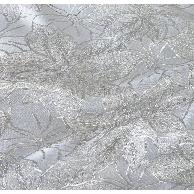 Bedspread with Pillow Shams Included, Silver
