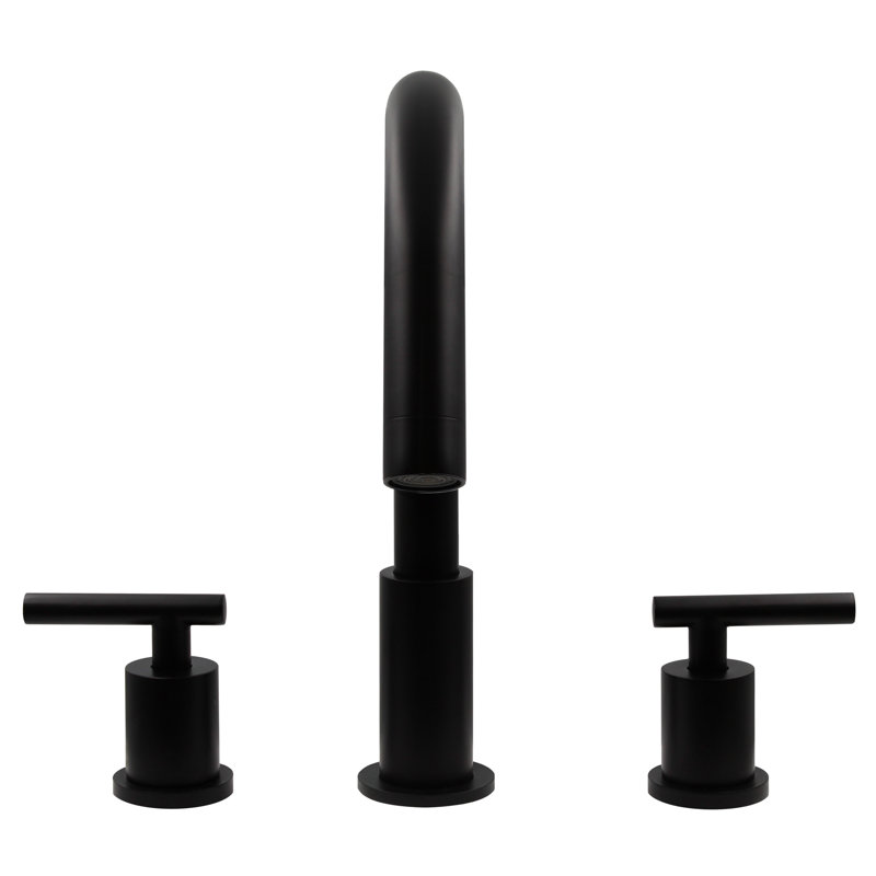 Waltz Single-handle Bathroom Faucet, Matte Black