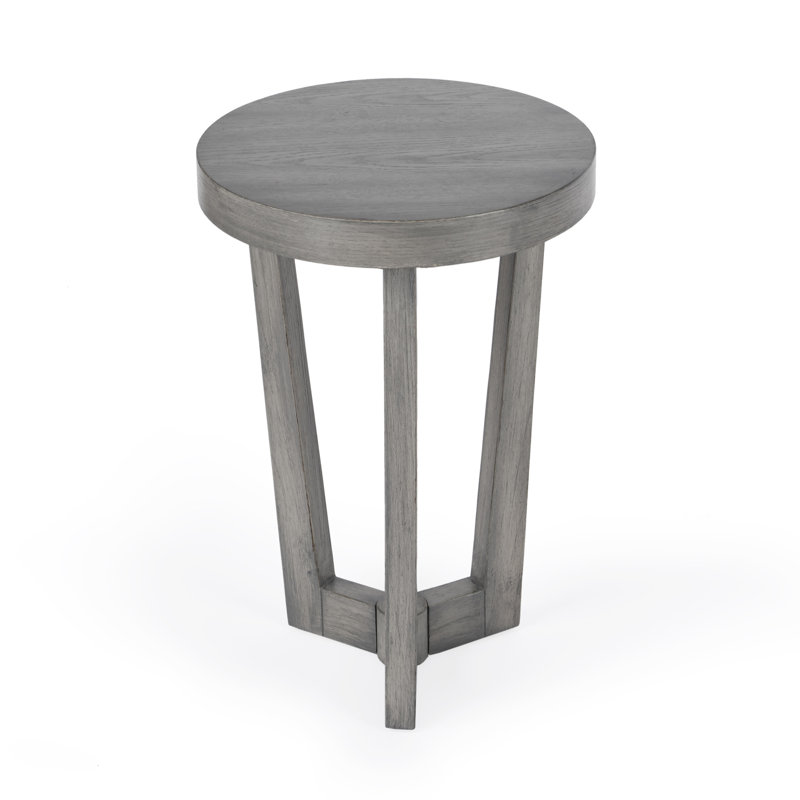 Table de bout ronde 24 po, Gris