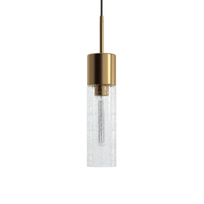 Hubbard Single Light Glass Dimmable Pendant