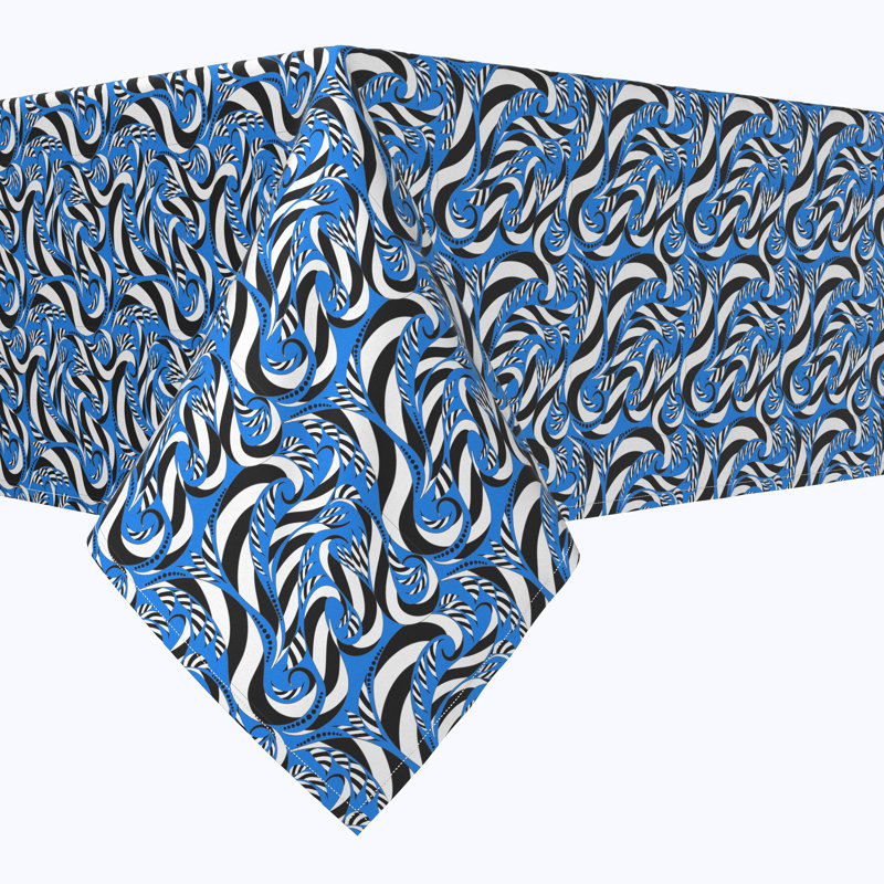Ahonesti Geometric Tablecloth, 70" x 70"