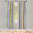 Striped Semi-Sheer Rod Pocket Curtain Panels-2146598807
