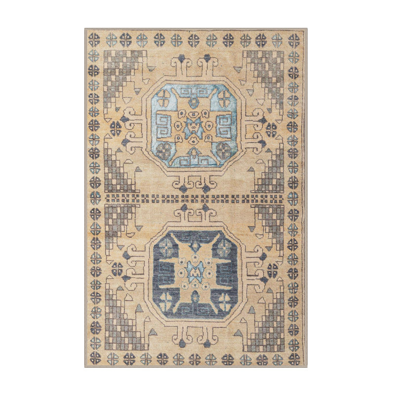 Abstract Indoor Rug, Rectangle 4' x 6'
