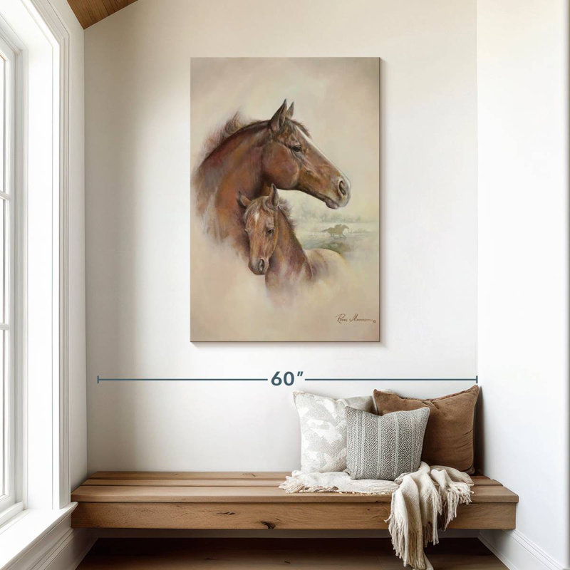 Brampt Race Horse III, H 45 po x l 30 po
