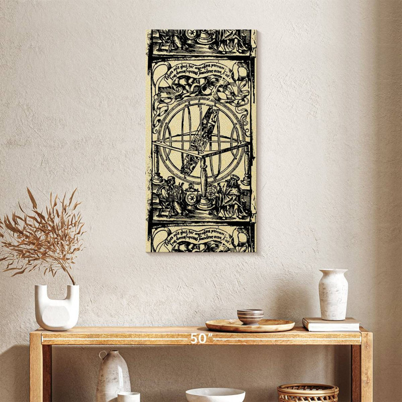 Ancient Scientists, 36" H x 18" W