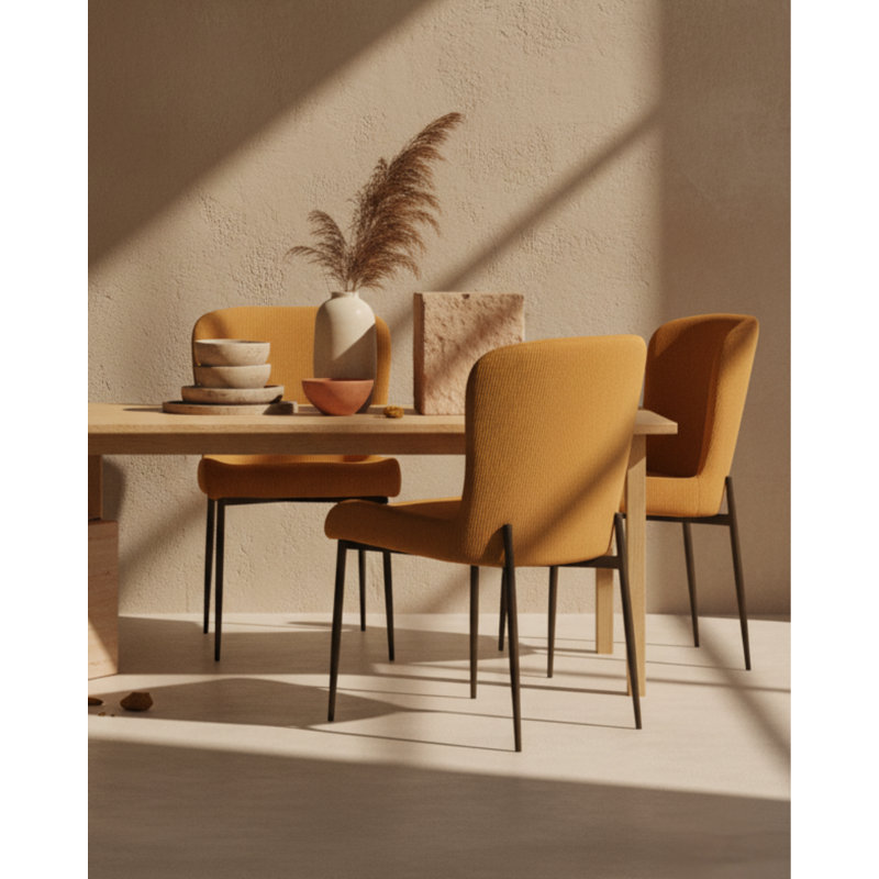47cm H Side Chair, Yellow