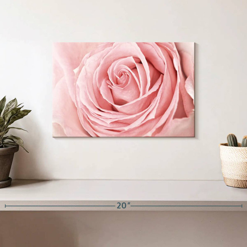 Harnek Fresh Pink Rose, 8" H x 12" W