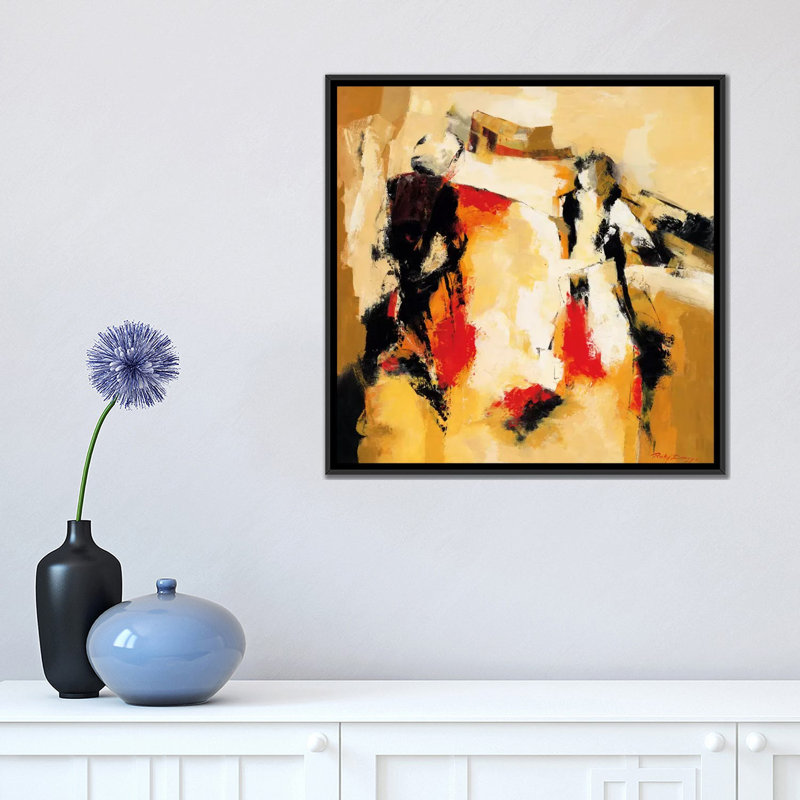 « magic moments i », impression sur toile, H 18 po x l 18 po x P 1,5 po, Toile avec cadre noir, Pas de tapis