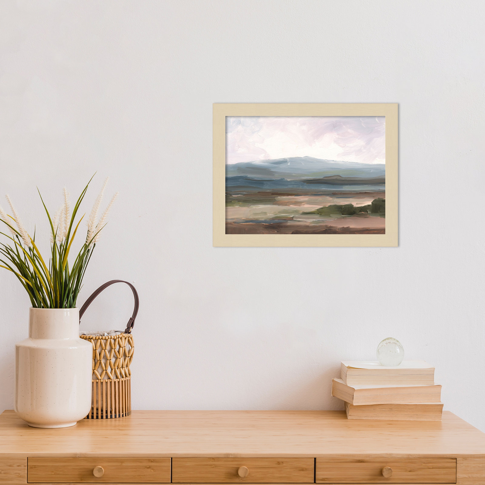Ethan Harper "Serene Mountain Study II" Print, Brown, 10" H x 13" W