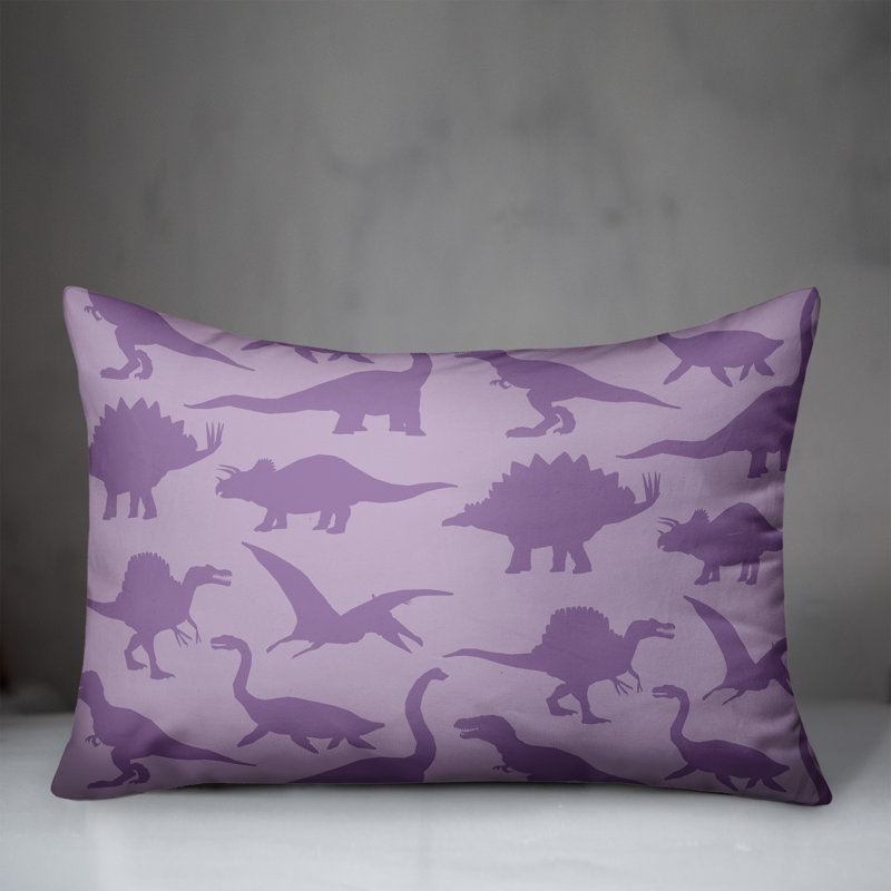 Housse de coussin rectangulaire/insert, Mauve / Mauve