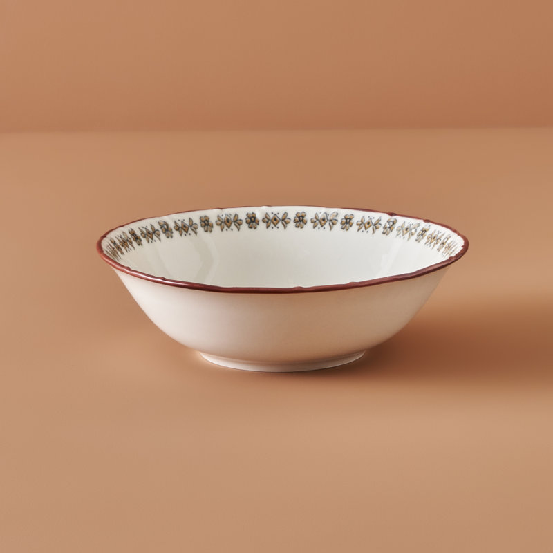 Bol à salade indien en porcelaine