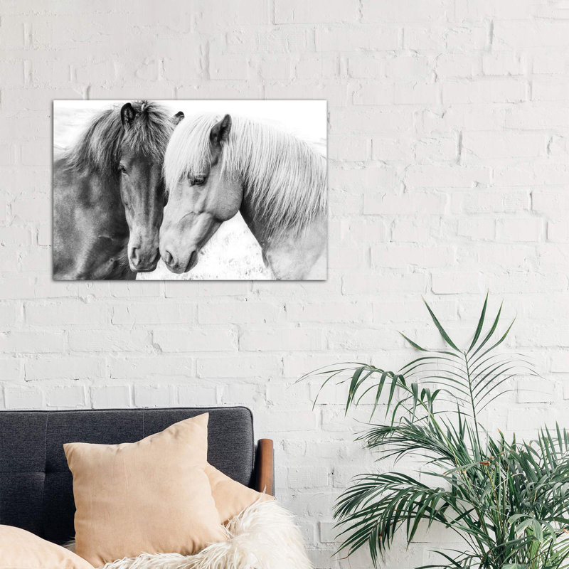 Horse Love - Wrapped Canvas Print, 101.6 cm H x 66.04 cm W x 1.91 cm D