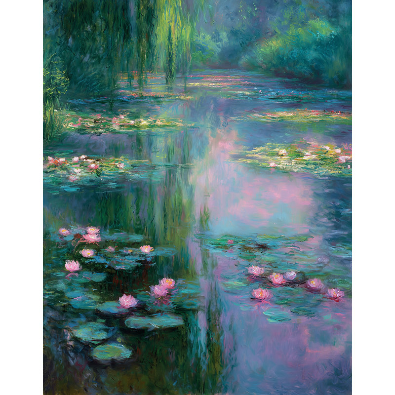 Art mural sur toile Willen Pond Serenity, H 36 po x l 24 po x P 1,5 po