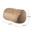 Nest 6.5 Foot Cylindrical Suede Bean Bag-560930973