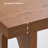 47.2" Rectangle Solid Wood Veneer Console Table with Open Storage-1096824293